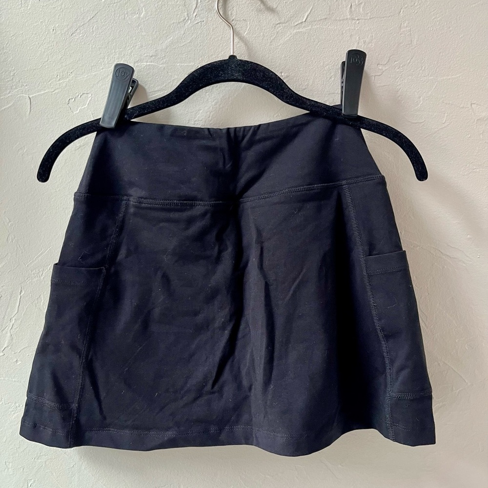 MATE THE LABEL ORGANIC STRETCH SKORT JET BLACK S - Picture 7 of 7